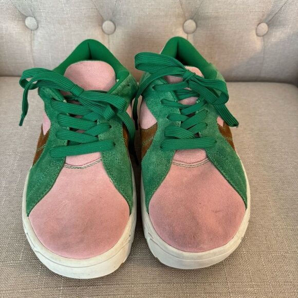 JEFFREY CAMPBELL Limit Platform Sneakers in Green / Pink, Sise 8 - Picture 2 of 10